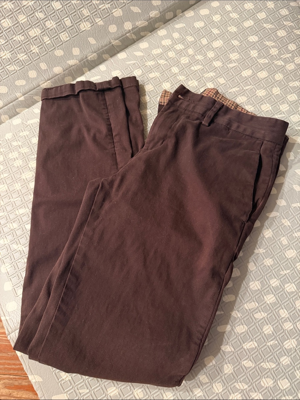 Men's Obey Dark Brown Chino Pants